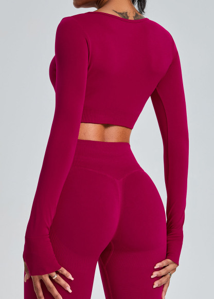 Customized Seamless long sleeve yoga wear