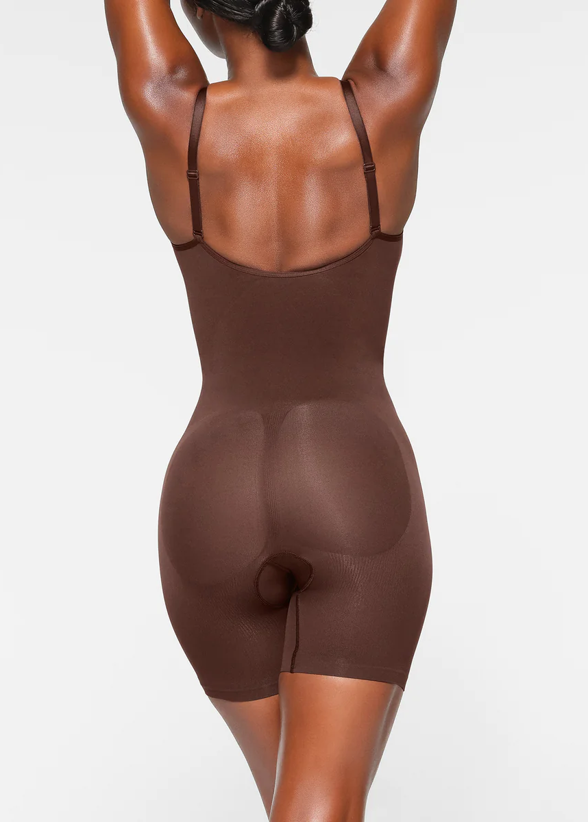 Customized mid-thigh jumpsuits