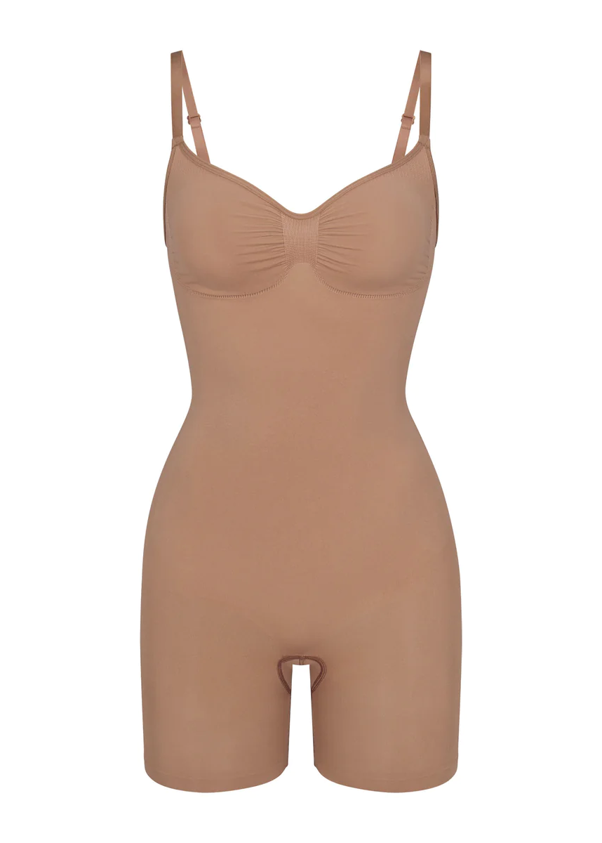 Customized mid-thigh jumpsuits