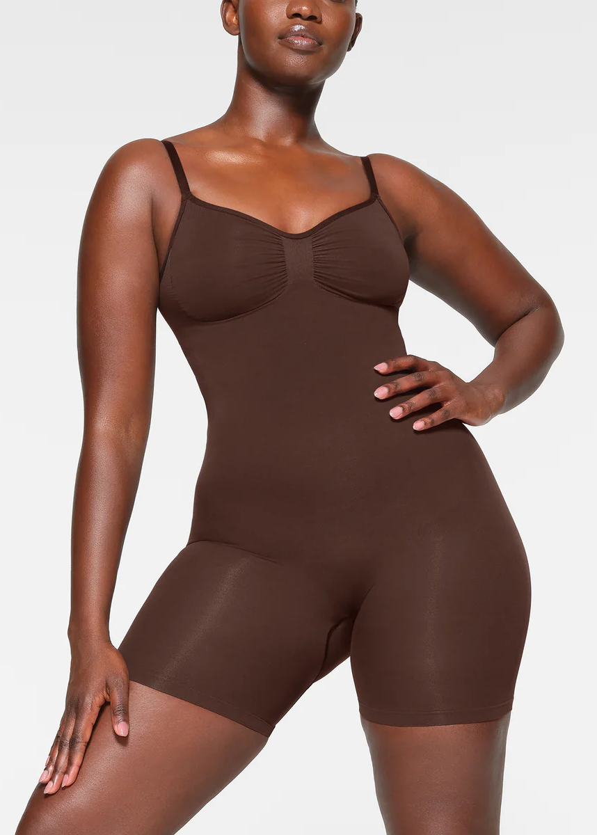 Customized mid-thigh jumpsuits