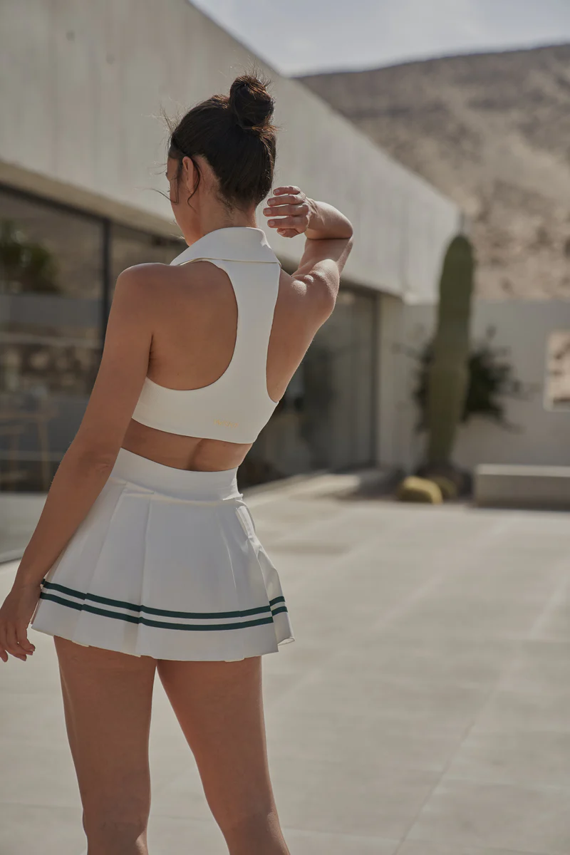 Custom pleated tennis skirt
