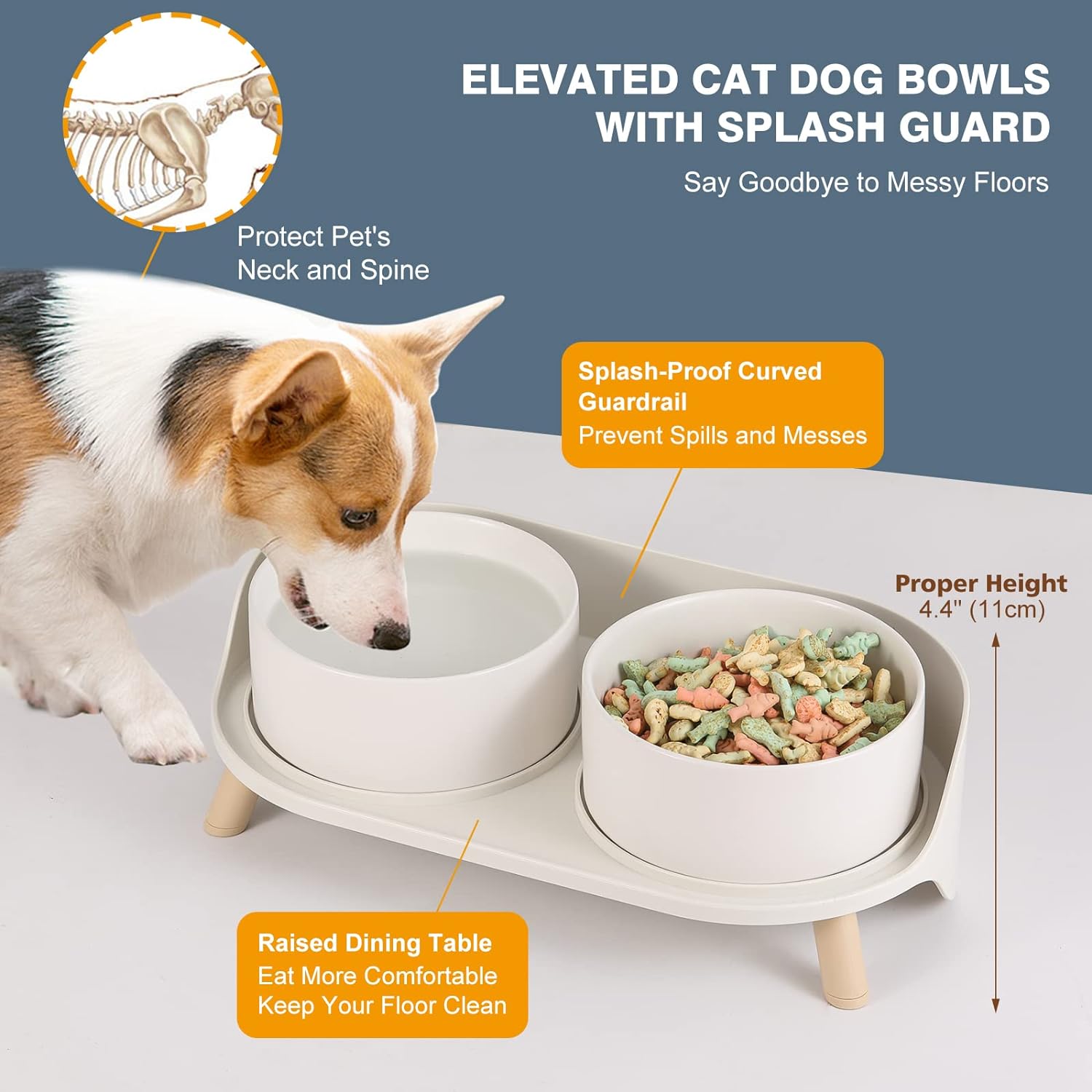 Elevated Ceramic Dog Bowls