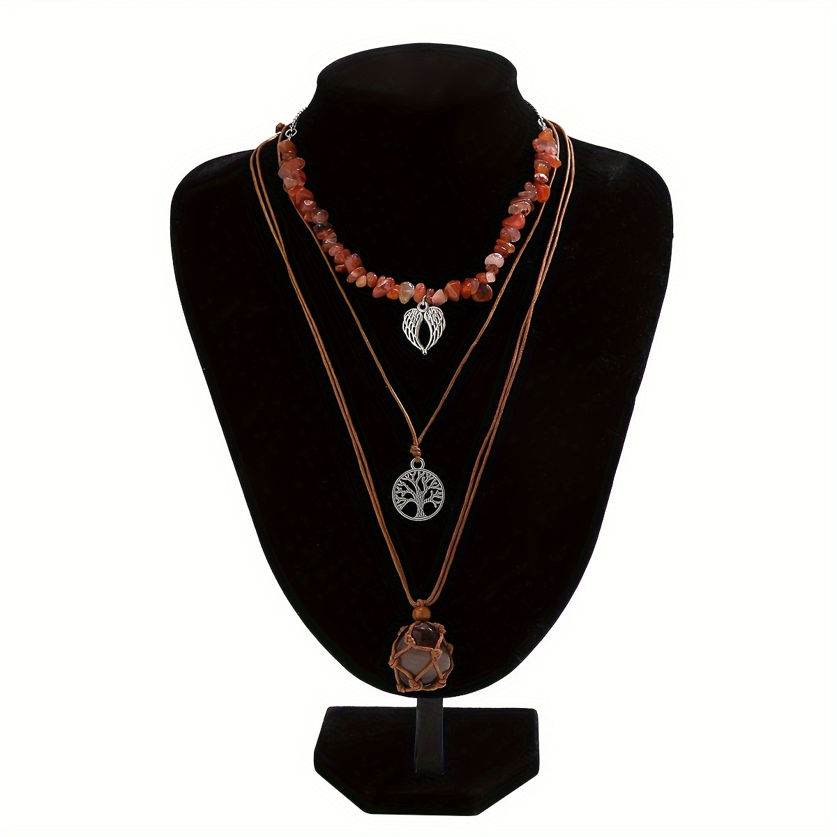 3-Piece Trendy Boho Necklace Set