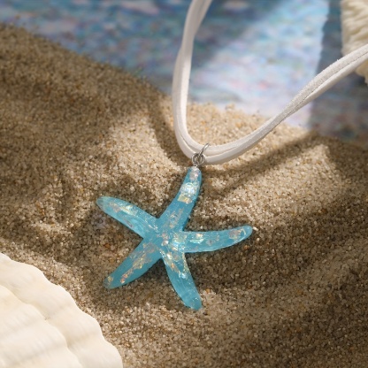 Vintage Beach Starfish Pendant Necklace