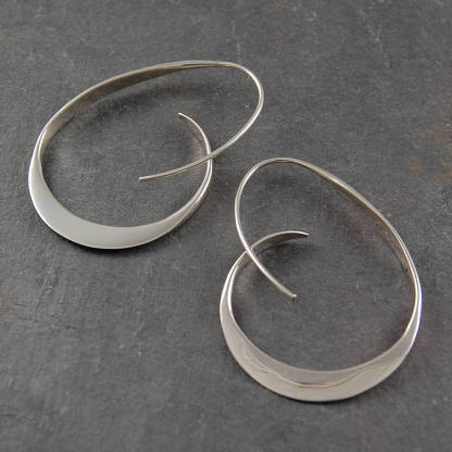 Fashion Spiral Large Hoop Earrings-canovaniajewelry