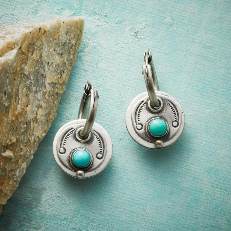 Ancient Turquoise Earrings-canovaniajewelry