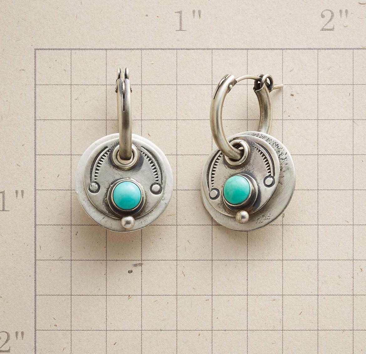 Ancient Turquoise Earrings-canovaniajewelry