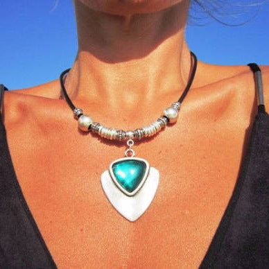 Bohemian vintage necklace-canovaniajewelry