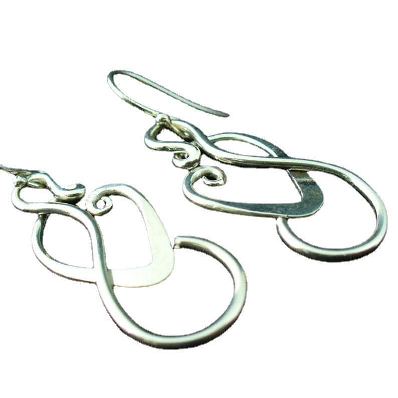 Stylish Women's Figure 8 Earrings-canovaniajewelry