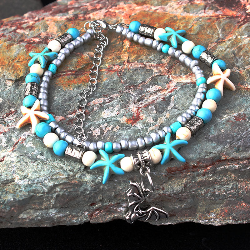 Wave Yoga Anklet-canovaniajewelry