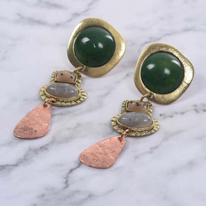 Bohemian Vintage jewel earrings-canovaniajewelry