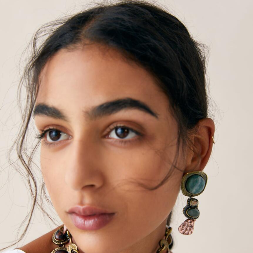 Bohemian Vintage jewel earrings-canovaniajewelry