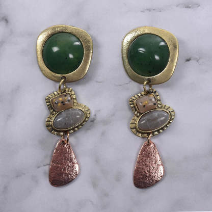 Bohemian Vintage jewel earrings-canovaniajewelry