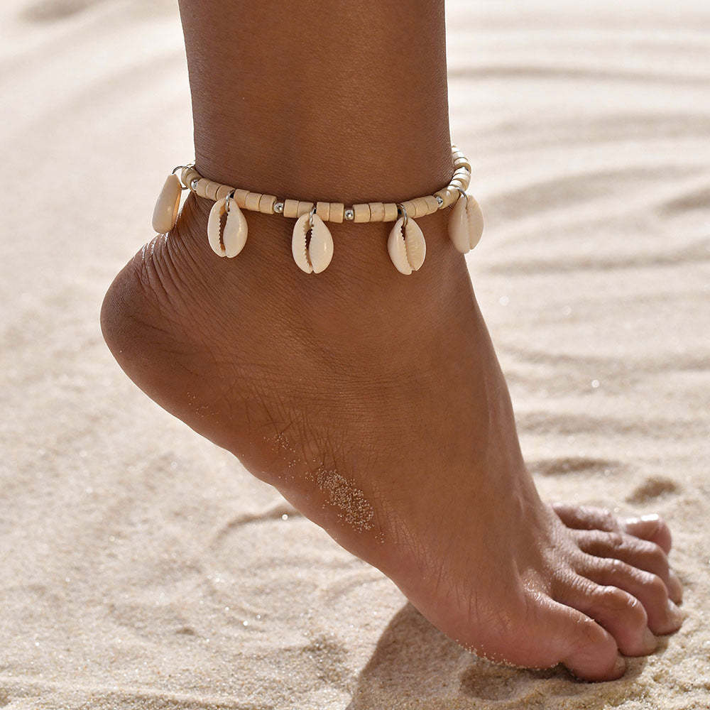 Shell Ocean Wind Bohemian anklet-canovaniajewelry