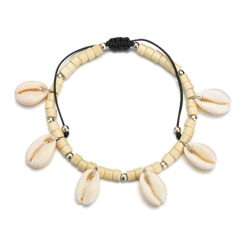 Shell Ocean Wind Bohemian anklet-canovaniajewelry