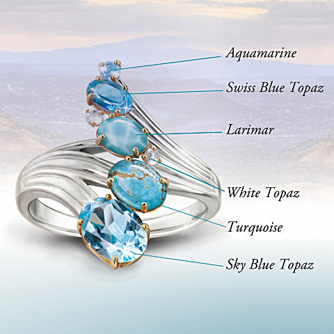 The "Journey of Peace" ring with six different stones-canovaniajewelry