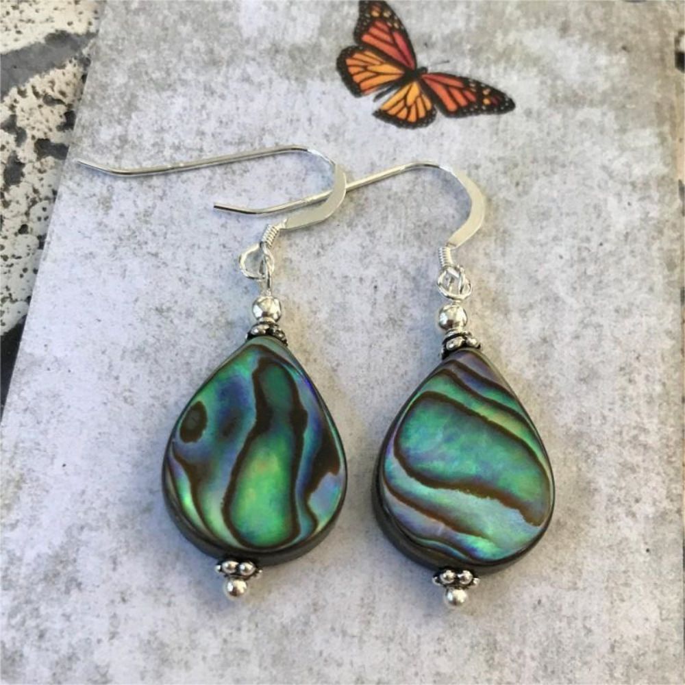 Abalone Shell Earrings-canovaniajewelry