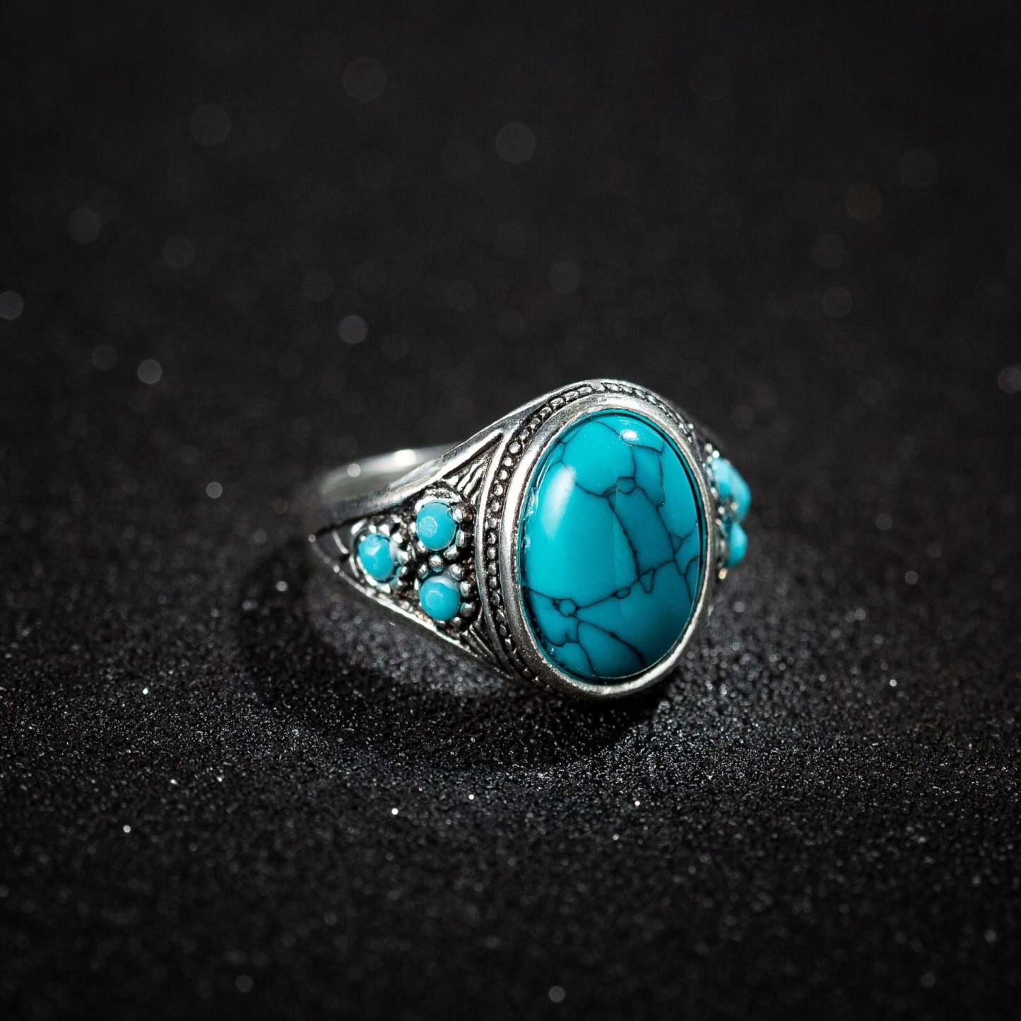 Oval Turquoise Ring-canovaniajewelry