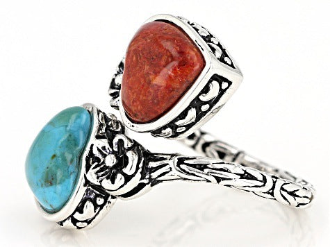 Two-tone Love Turquoise Ring-canovaniajewelry
