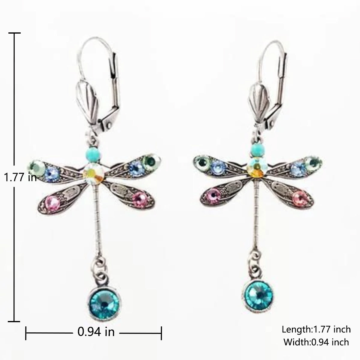 Elegant Personalized Carved Dragonfly Earrings-canovaniajewelry