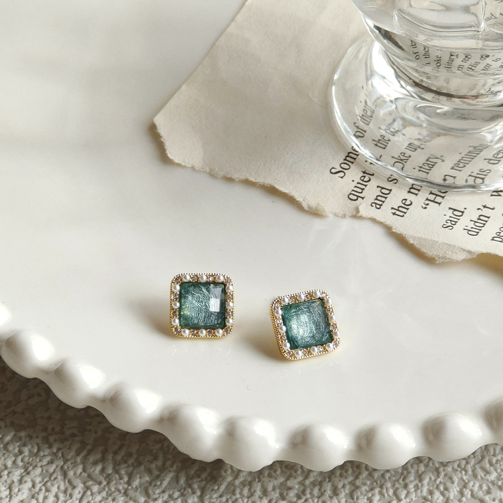 Star Blue Pearl Zircon Earrings-canovaniajewelry