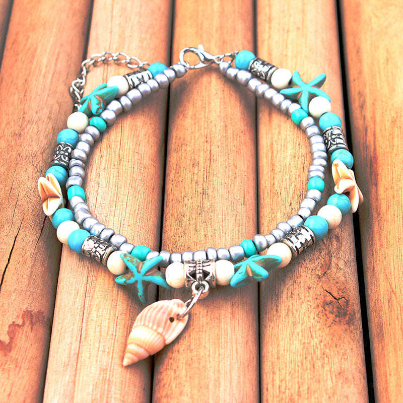 Wave Yoga Anklet-canovaniajewelry