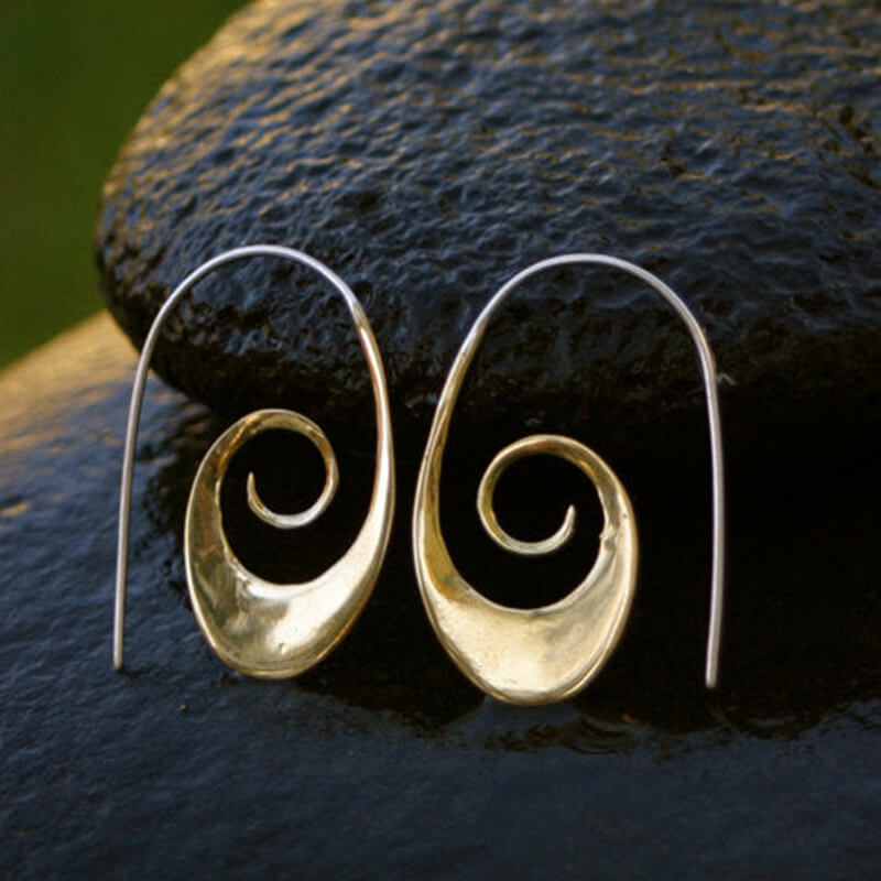 Simple hoop earrings-canovaniajewelry