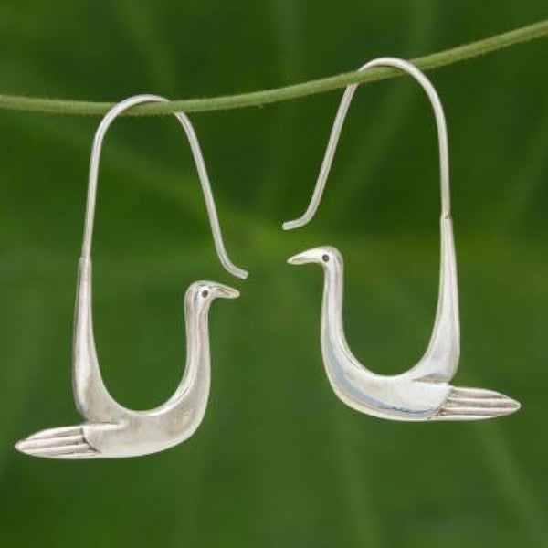 Bird Pendant Earrings-canovaniajewelry