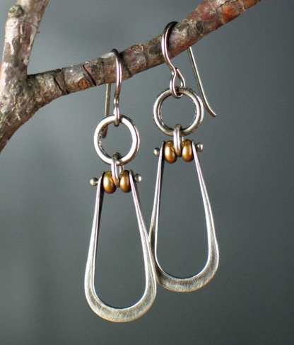 Water Droplets Hollow Hook Earrings-canovaniajewelry