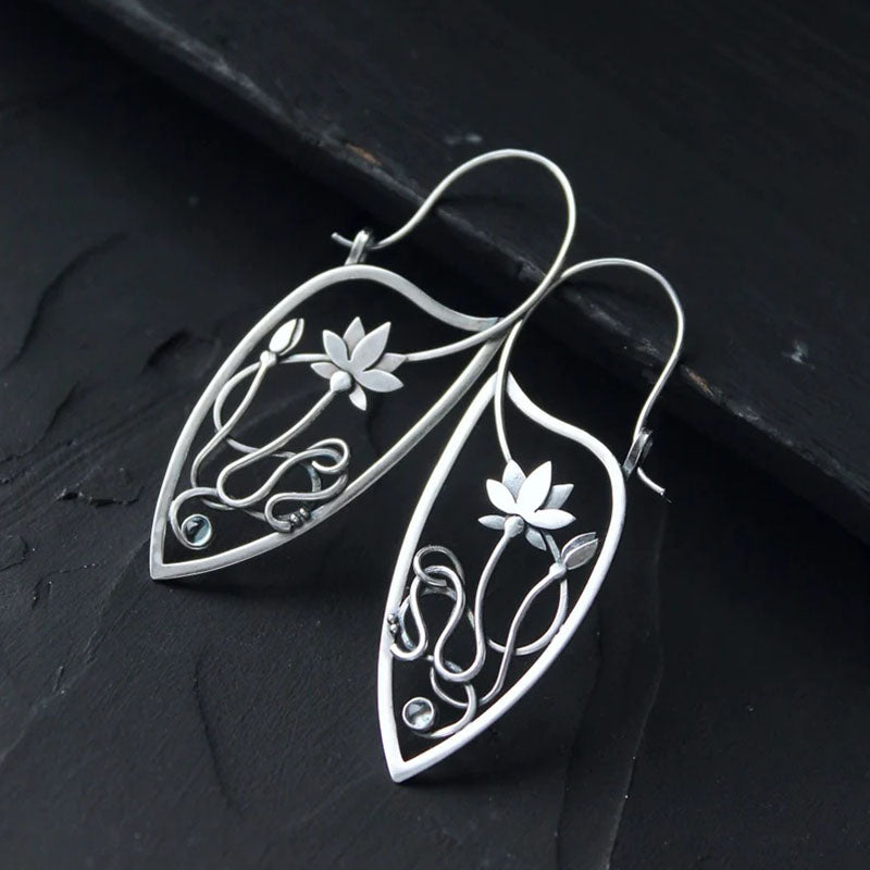 Bohemian Vine and Leaf Earrings-canovaniajewelry