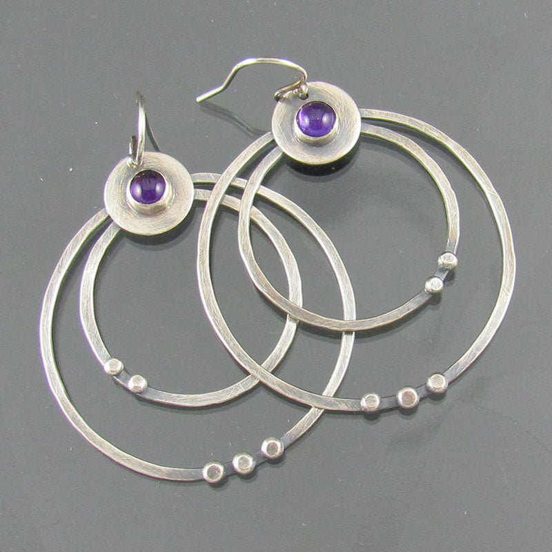 Hollow Metal Big Round Earrings-canovaniajewelry