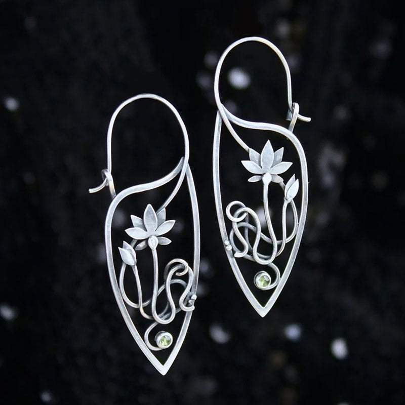 Bohemian Vine and Leaf Earrings-canovaniajewelry