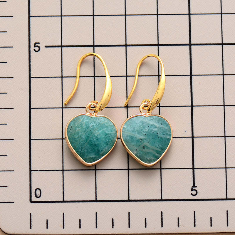 Amazon stone love pendant earrings-canovaniajewelry