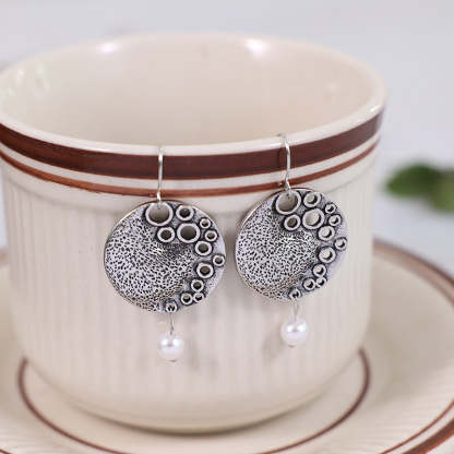 Vintage Baroque Pearl Earrings-canovaniajewelry