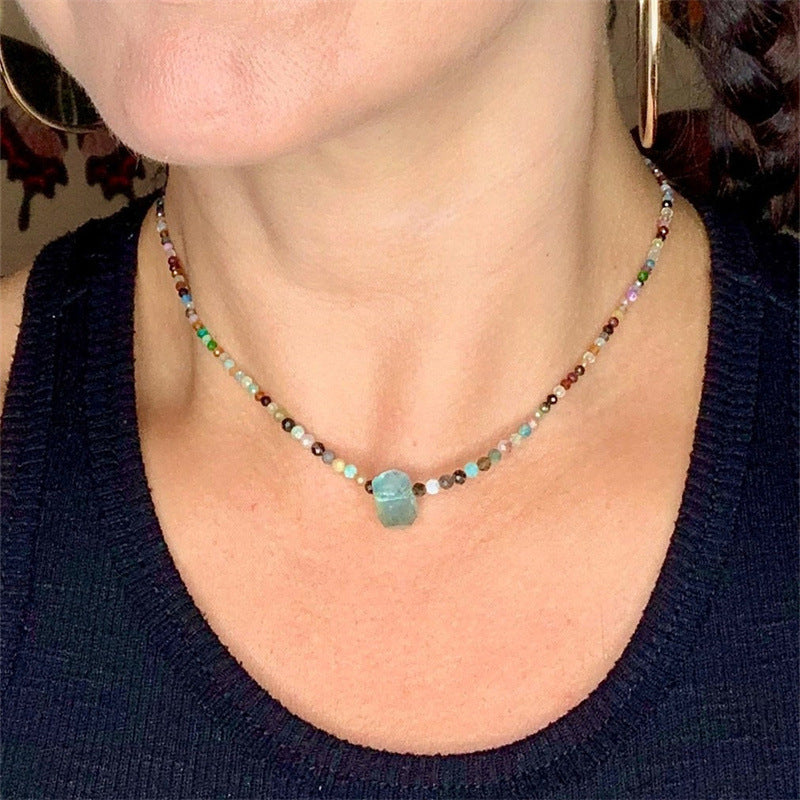 Bohemian long beaded necklace-canovaniajewelry