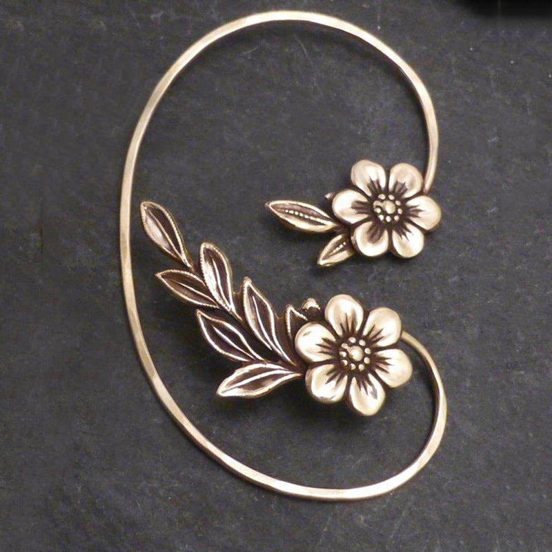 Botanical Floral Hanging Earrings-canovaniajewelry