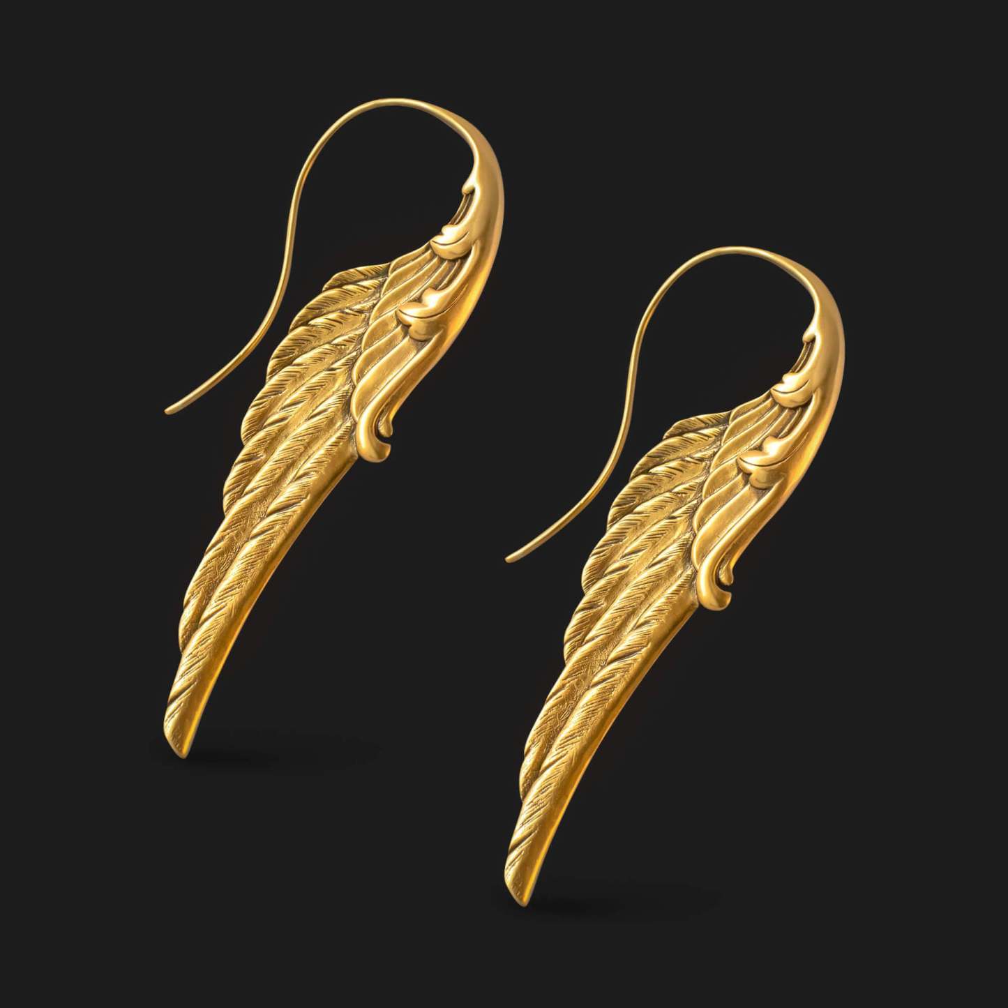 Angel wings pendant earrings-canovaniajewelry