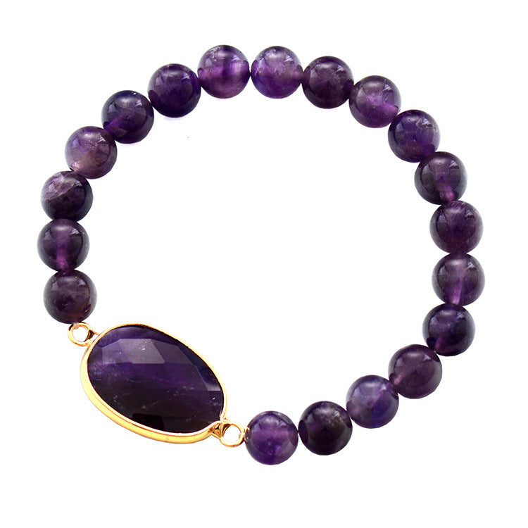 Natural Amethyst Bracelet-canovaniajewelry