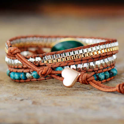 Malachite Bracelet-Anti Anxiety Natural Stone Bracelet-canovaniajewelry