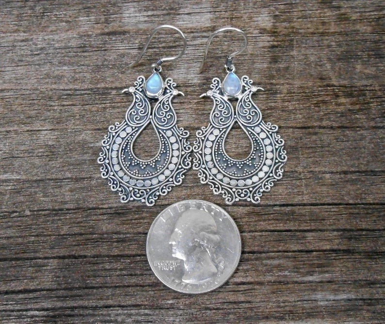 Bohemian cutout set opal earrings-canovaniajewelry