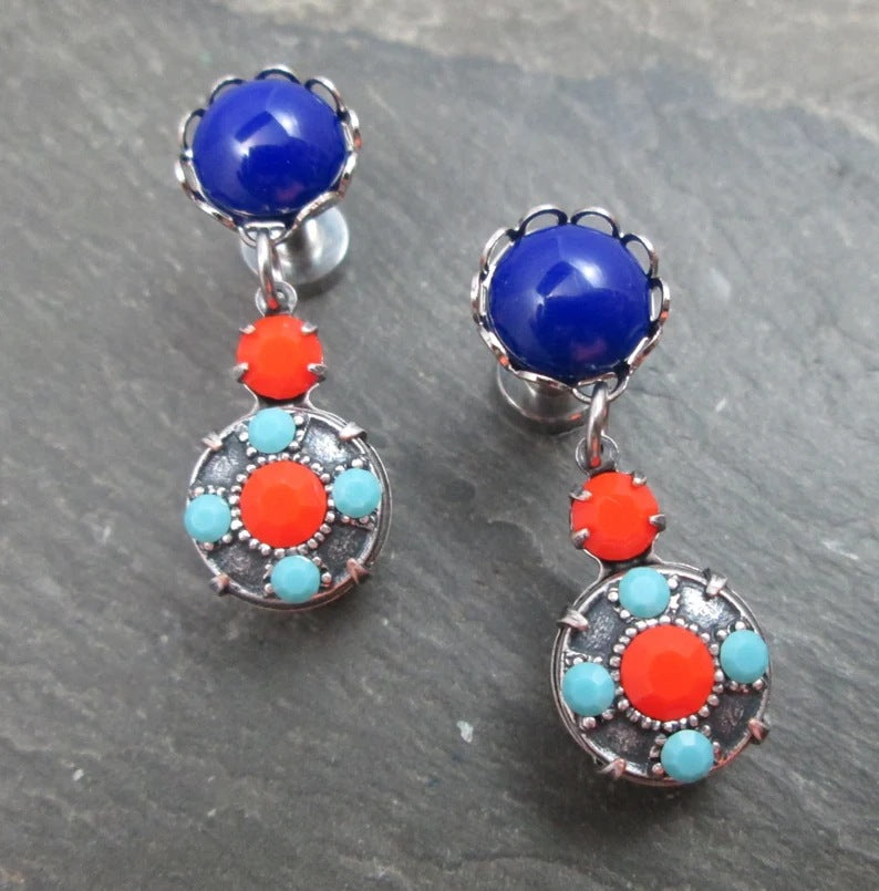 Personality Circle palace style earrings-canovaniajewelry