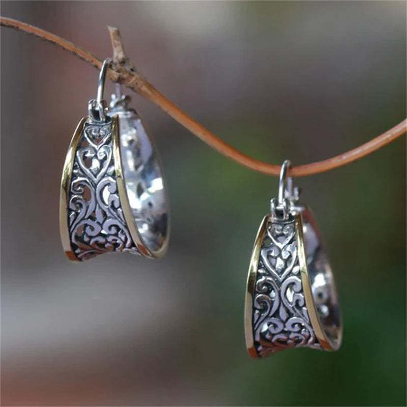 Retro exaggerated creative fashion women's earrings