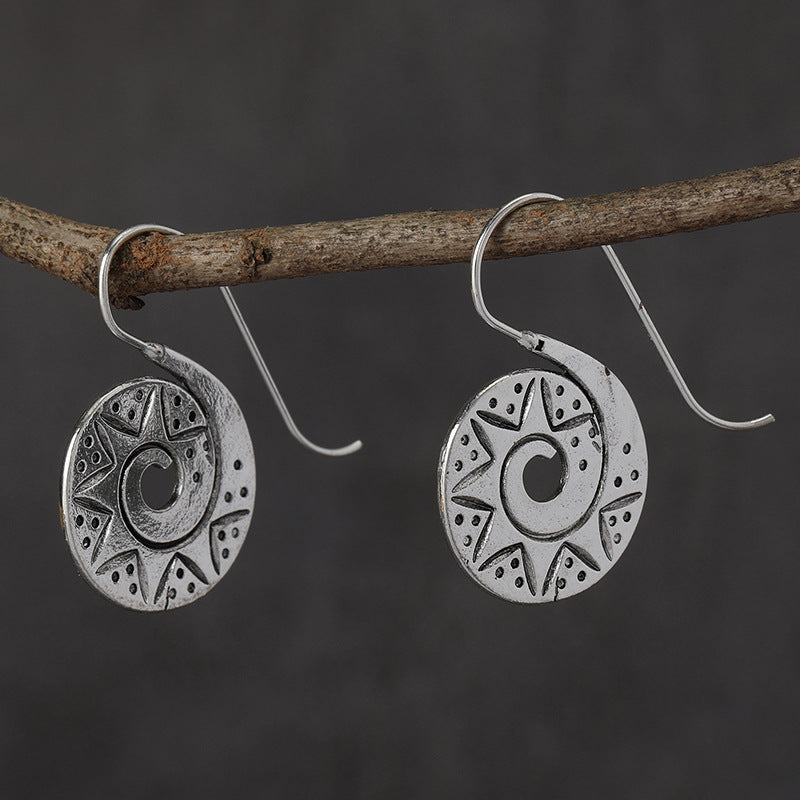 Vintage round earrings-canovaniajewelry