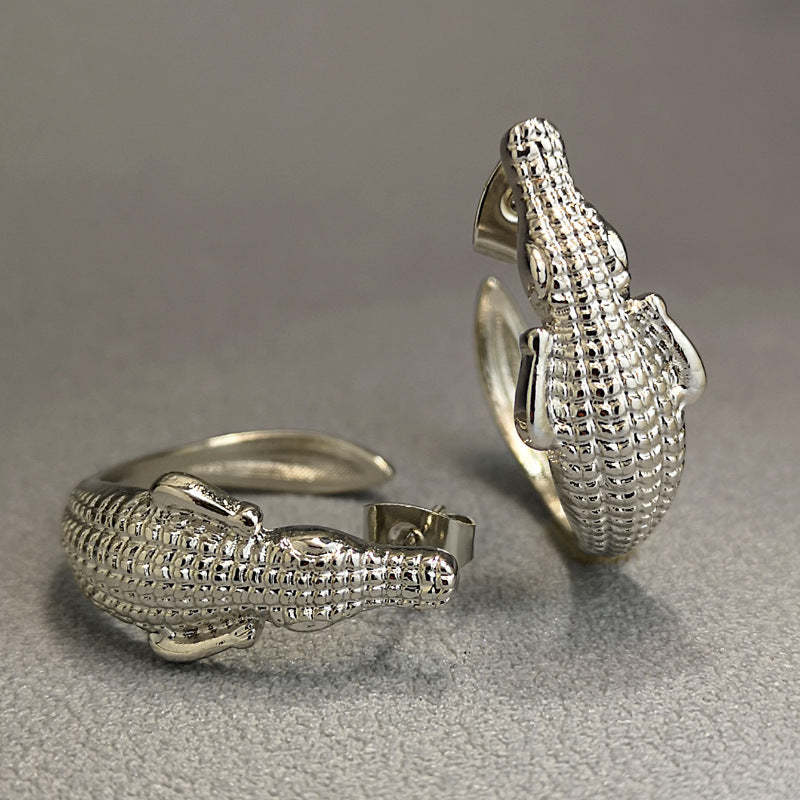 Alligator alloy Earrings-canovaniajewelry