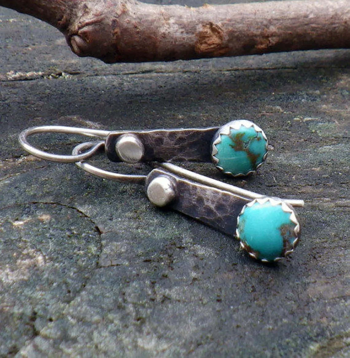 Fashion creative long turquoise earrings-canovaniajewelry