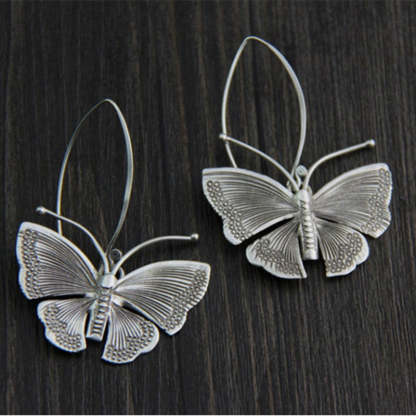 Retro butterfly ear line simple cold wind earrings-canovaniajewelry