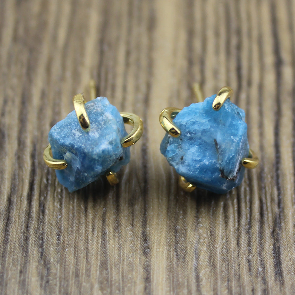 Irregular claw stone earrings-canovaniajewelry