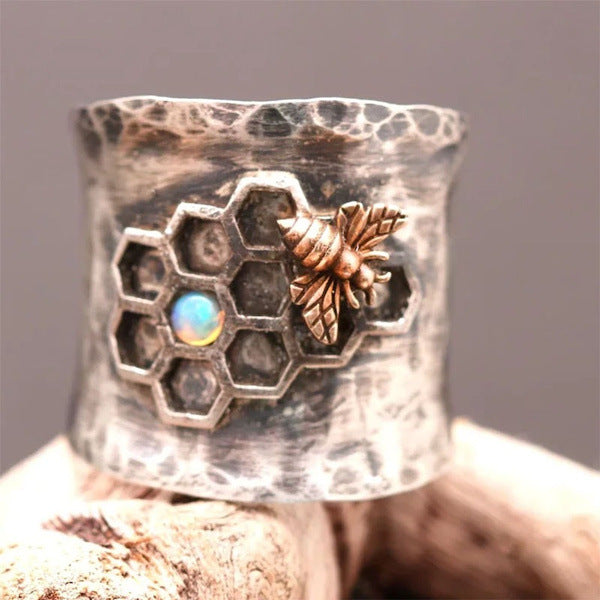 Bee Band Ring-canovaniajewelry