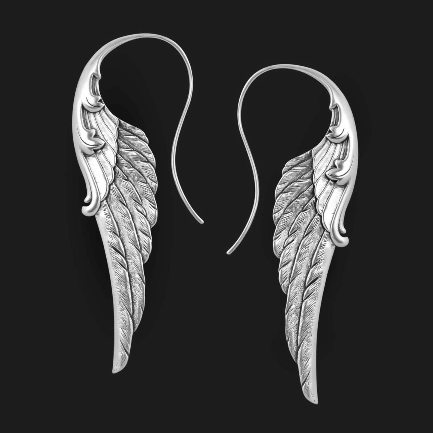 Angel wings pendant earrings-canovaniajewelry