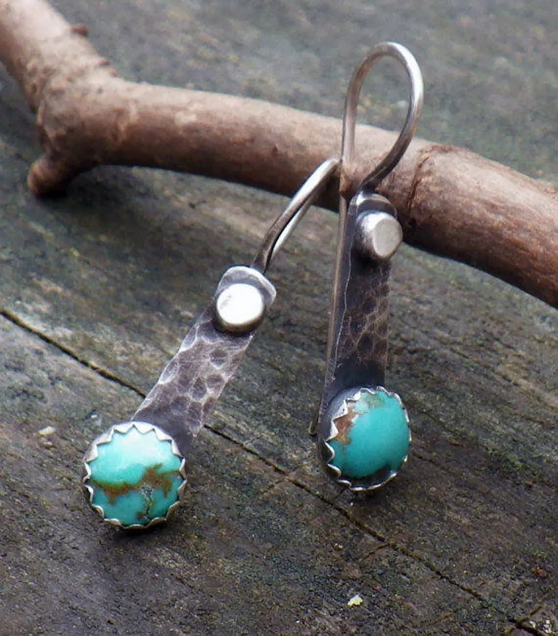 Fashion creative long turquoise earrings-canovaniajewelry